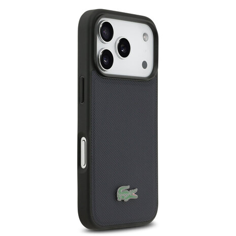 Lacoste Lacoste iPhone 17 Pro Back cover case - MagSafe - Iconic Petit Pique Logo - Navy Lacoste Lacoste iPhone 17 Pro Back cover case - MagSafe - Iconic Petit Pique Logo - Navy
