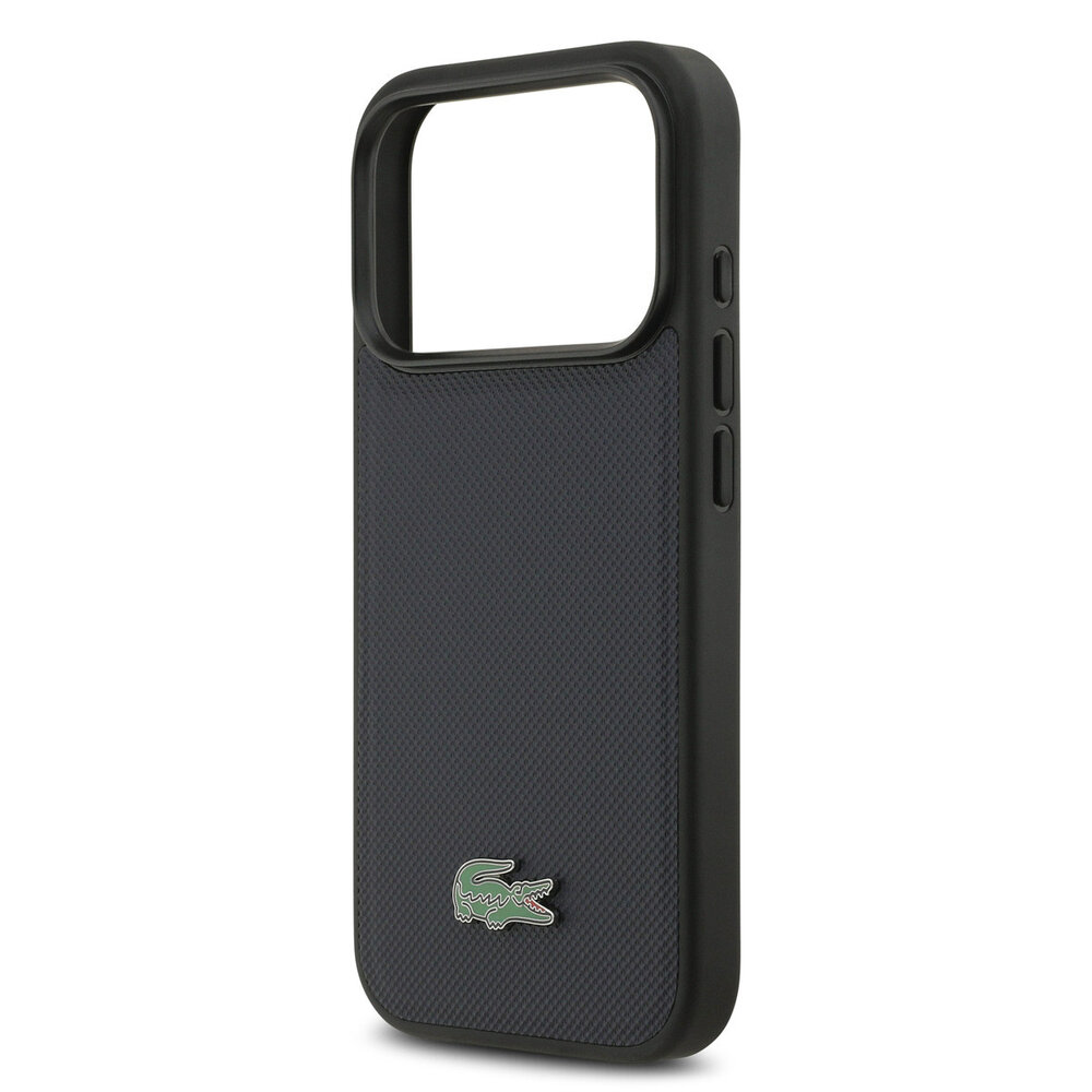 Lacoste Lacoste iPhone 17 Pro Back cover case - MagSafe - Iconic Petit Pique Logo - Navy Lacoste Lacoste iPhone 17 Pro Back cover case - MagSafe - Iconic Petit Pique Logo - Navy