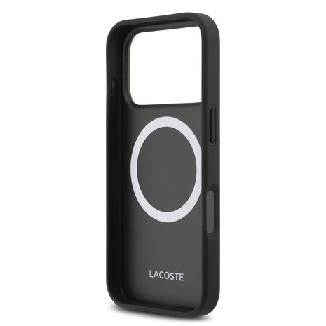 Lacoste Lacoste iPhone 17 Pro Back cover coque - MagSafe - Iconic Petit Pique Logo - Navy