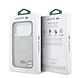 Lacoste Lacoste 17 Pro Back-Cover hul - MagSafe - Metal Edges And Logo - Grau Lacoste Lacoste 17 Pro Back-Cover hul - MagSafe - Metal Edges And Logo - Grau