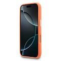 Lacoste Lacoste iPhone 17 Pro/iPhone 18 Pro Handyhülle MagSafe Metallränder und Logo - Orange