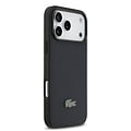 Lacoste Lacoste iPhone 17 Pro Max/iPhone 18 Pro Max Coque arrière MagSafe Logo Petit Piqué iconique - Bleu marine