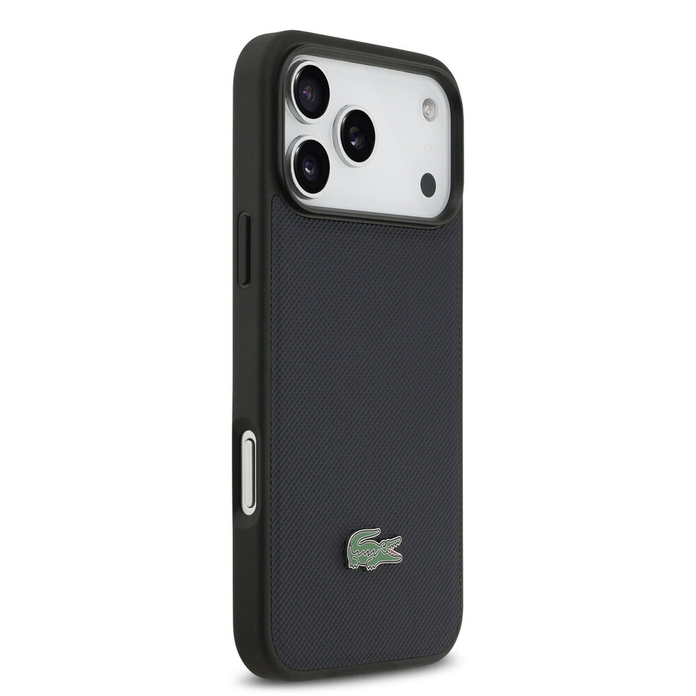 Lacoste Lacoste iPhone 17 Pro Max Back cover coque - MagSafe - Iconic Petit Pique Logo - Navy Lacoste Lacoste iPhone 17 Pro Max Back cover coque - MagSafe - Iconic Petit Pique Logo - Navy