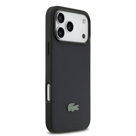 Lacoste Lacoste 17 Pro Max Backcover hoesje - MagSafe - Iconic Petit Pique Logo - Navy Lacoste Lacoste 17 Pro Max Backcover hoesje - MagSafe - Iconic Petit Pique Logo - Navy