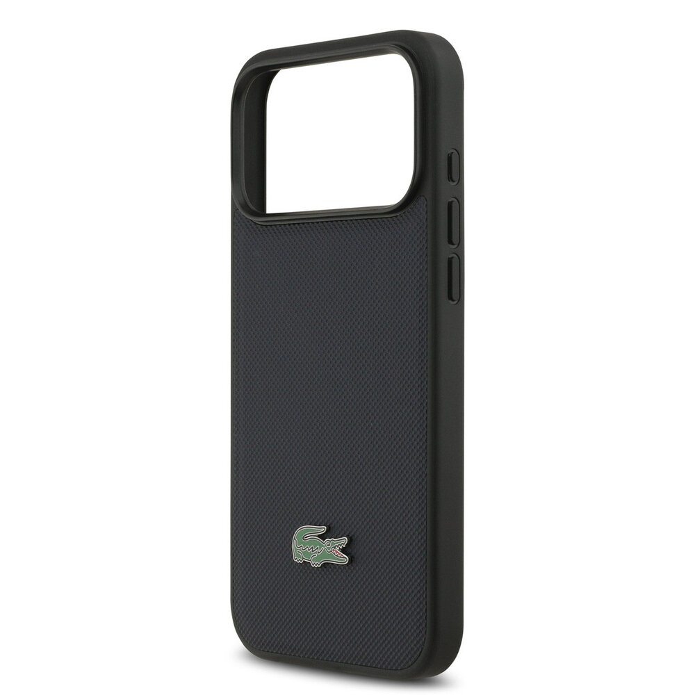 Lacoste Lacoste 17 Pro Max Backcover hoesje - MagSafe - Iconic Petit Pique Logo - Navy Lacoste Lacoste 17 Pro Max Backcover hoesje - MagSafe - Iconic Petit Pique Logo - Navy