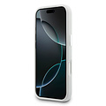 Lacoste Lacoste iPhone 17 Pro Max/iPhone 18 Pro Max Coque arrière MagSafe Bords et logo métalliques - Gris