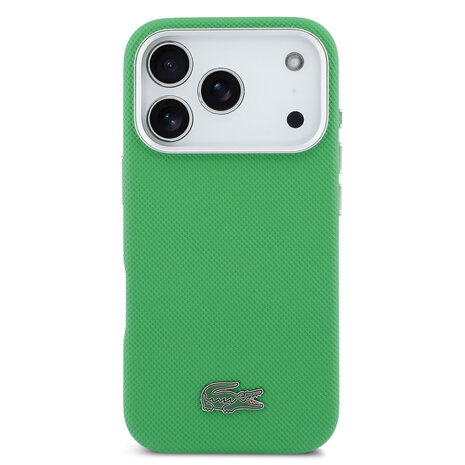 Lacoste Lacoste 17 Pro Back cover coque - MagSafe - Metal Edges - Iconic Petit Pique Logo - Estragon Green Lacoste Lacoste 17 Pro Back cover coque - MagSafe - Metal Edges - Iconic Petit Pique Logo - Estragon Green