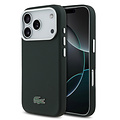 Lacoste Lacoste iPhone 17 Pro/iPhone 18 Pro Coque arrière MagSafe Bords métalliques Logo Petit Piqué iconique - Vert sinople