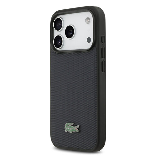 Lacoste Lacoste iPhone 17 Pro/iPhone 18 Pro Back Cover MagSafe Iconic Petit Piqué Logo - Navy Blue
