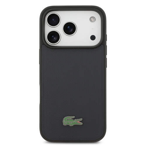Lacoste Lacoste iPhone 17 Pro/iPhone 18 Pro Back Cover MagSafe Iconic Petit Piqué Logo - Navy Blue