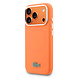 Lacoste Lacoste 17 Pro Max Backcover hoesje - MagSafe - Metal Edges And Logo - Oranje