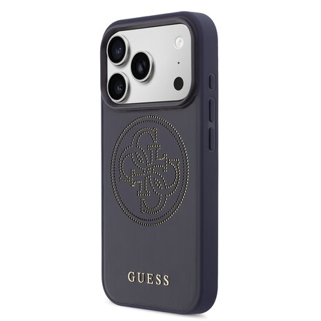 Guess Guess 17 Pro Max Back-Cover hul - MagSafe - 4G Perforated Logo - Navy