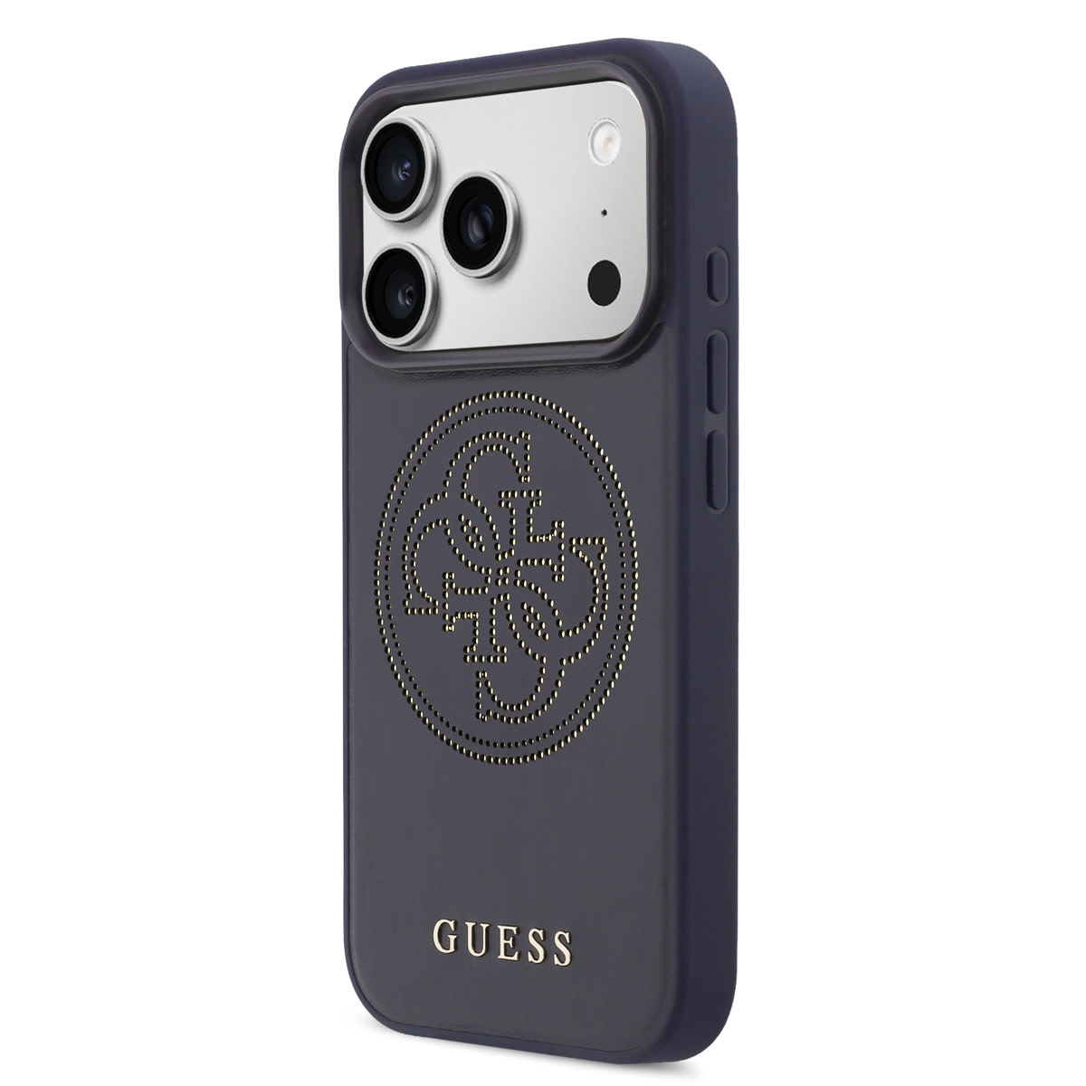 Guess Guess 17 Pro Max Backcover hoesje - MagSafe - 4G Perforated Logo - Navy, foto 2 van 6