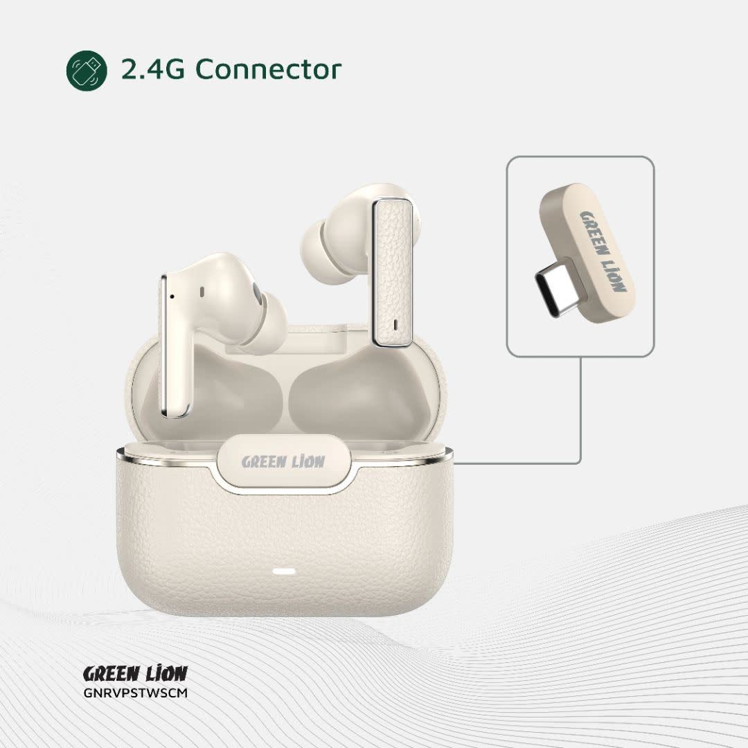 Green Lion Green Lion River Plus True Wireless Earbuds - Beige, foto 5 van 6
