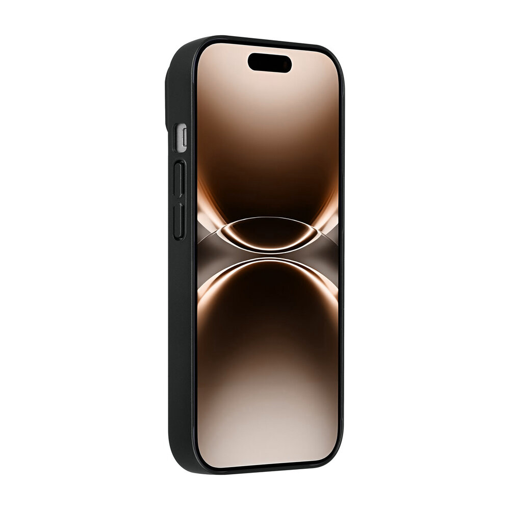 AG Matte Glass AG Matte Glass iPhone 15 Backcover hoesje - Magsafe full protection cover - Zwart