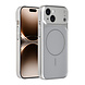 AG Matte Glass AG Matte Glass iPhone 15 Back cover case - Magsafe full protection cover - Silver