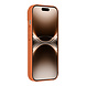 AG Matte Glass AG Matte Glass iPhone 15 Backcover hoesje - Magsafe full protection cover - Oranje