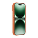 AG Matte Glass AG Matte Glass iPhone 16 Back cover case - Magsafe full protection cover - Orange