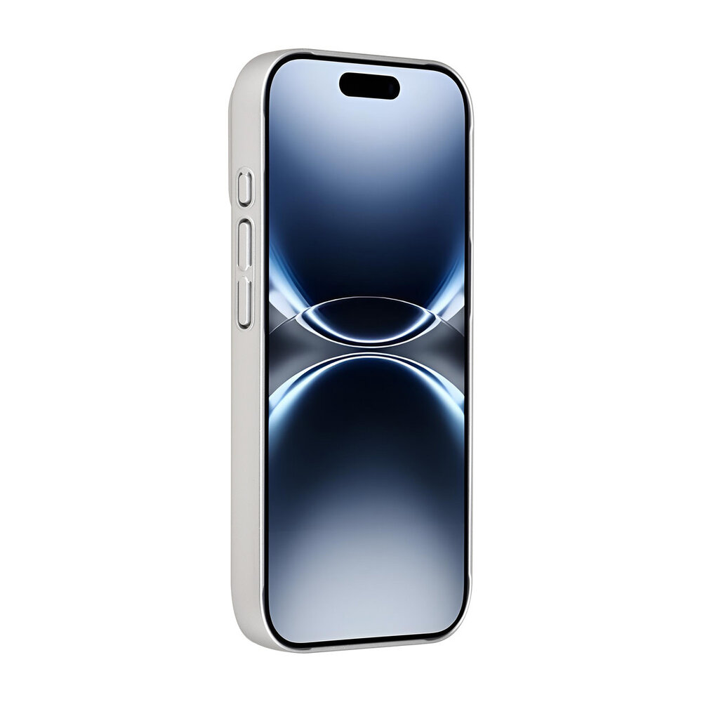 AG Matte Glass AG Matte Glass iPhone 16 Pro Backcover hoesje - Magsafe full protection cover - Zilver