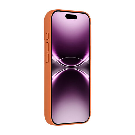 AG Matte Glass AG Matte Glass iPhone 17 Backcover hoesje - Magsafe full protection cover - Oranje AG Matte Glass AG Matte Glass iPhone 17 Backcover hoesje - Magsafe full protection cover - Oranje