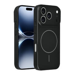 AG Matte Glass iPhone 17 Pro/iPhone 18 Pro Backcover-Hülle - MagSafe-Hülle mit Rundumschutz - Schwarz