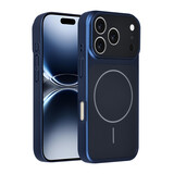 AG Matte Glass AG Matte Glass iPhone 17 Pro Back cover case - Magsafe full protection cover - Blue