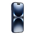 AG Matte Glass iPhone 17 Pro/iPhone 18 Pro Coque arrière MagSafe protection enveloppante - Bleu