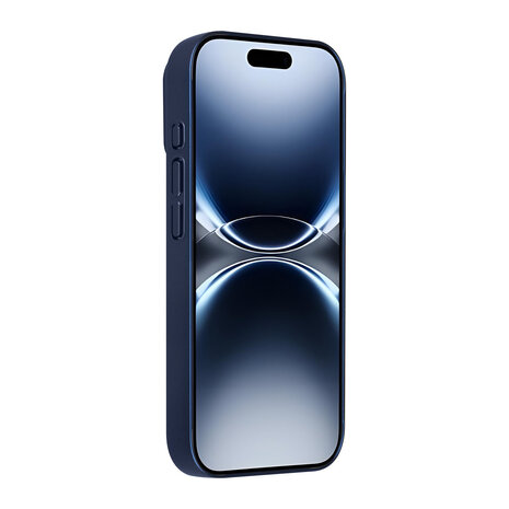 AG Matte Glass AG Matte Glass iPhone 17 Pro Backcover hoesje - Magsafe full protection cover - Blauw