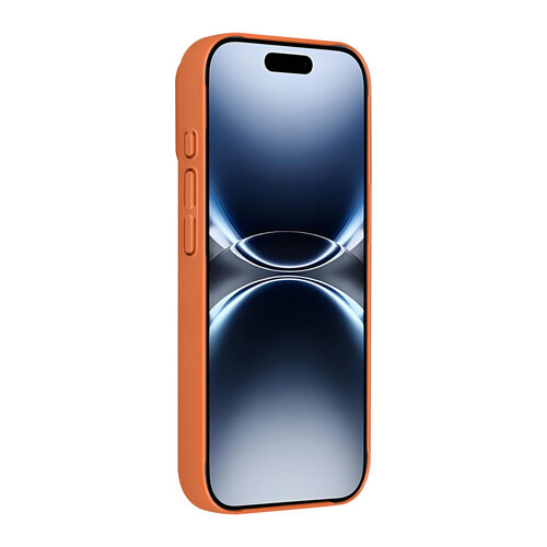 AG Matte Glass iPhone 17 Pro/iPhone 18 Pro Coque arrière MagSafe protection enveloppante - Orange