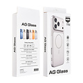 AG Matte Glass iPhone 17 Pro Max/iPhone 18 Pro Max Coque arrière MagSafe protection enveloppante - Argenté
