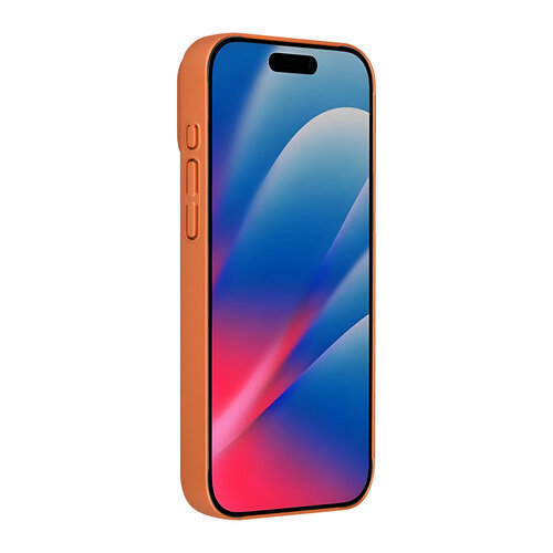 AG Matte Glass iPhone 17 Pro Max/iPhone 18 Pro Max Coque arrière MagSafe protection enveloppante - Orange
