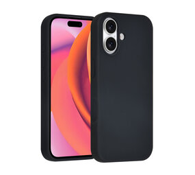 TUNIQ TUNIQ iPhone 16 Backcover hoesje - Full Silicone - Zwart