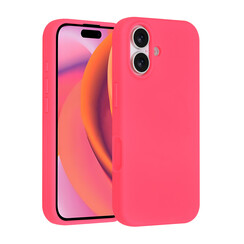 TUNIQ iPhone 16 Backcover hoesje - Full Silicone - Felroze