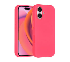 TUNIQ TUNIQ iPhone 16 Back cover coque - Full Silicone - Rose vif