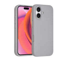 TUNIQ TUNIQ iPhone 16 Back-Cover hul - Full Silicone - Grau