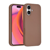 TUNIQ TUNIQ iPhone 16 Back-Cover hul - Full Silicone - Braun