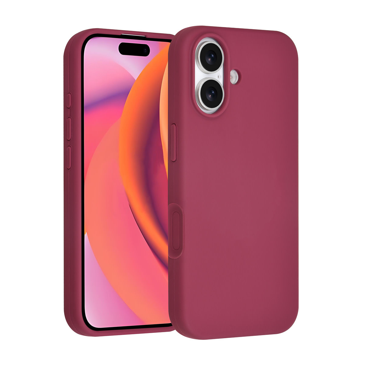 TUNIQ TUNIQ iPhone 16 Backcover hoesje - Full Silicone - Paars