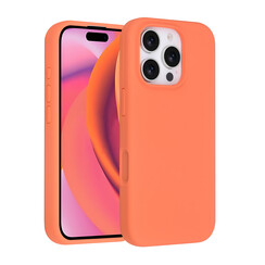 TUNIQ iPhone 16 Pro Back cover coque - Full Silicone - Orange