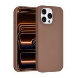 TUNIQ TUNIQ iPhone 16 Pro Max Back cover case - Full Silicone - Brown