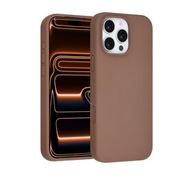 TUNIQ TUNIQ iPhone 16 Pro Max Back cover coque - Full Silicone - Marron