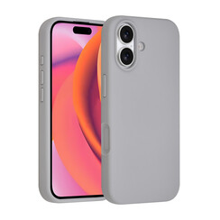 TUNIQ iPhone 17 Backcover hoesje - Full Silicone - Grijs