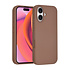 TUNIQ iPhone 17 Backcover hoesje - Full Silicone - Bruin