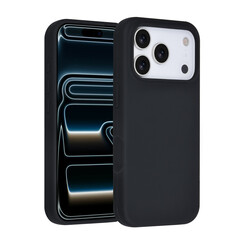 TUNIQ iPhone 17 Pro Backcover hoesje - Full Silicone - Zwart