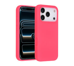TUNIQ TUNIQ iPhone 17 Pro Backcover hoesje - Full Silicone - Felroze