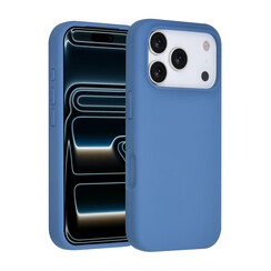 TUNIQ iPhone 17 Pro Backcover hoesje - Full Silicone - Blauw