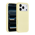 TUNIQ TUNIQ iPhone 17 Pro/iPhone 18 Pro Handyhülle Vollständig aus Silikon - Gelb