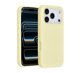 TUNIQ TUNIQ iPhone 17 Pro Backcover hoesje - Full Silicone - Geel