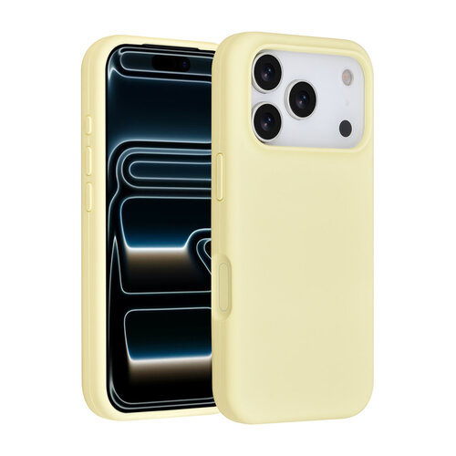 TUNIQ TUNIQ iPhone 17 Pro/iPhone 18 Pro Handyhülle Vollständig aus Silikon - Gelb