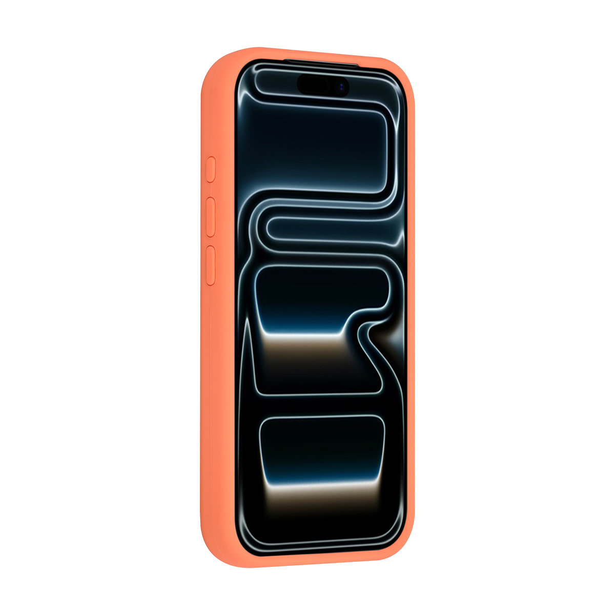 TUNIQ TUNIQ iPhone 17 Pro Backcover hoesje - Full Silicone - Oranje, foto 2 van 6