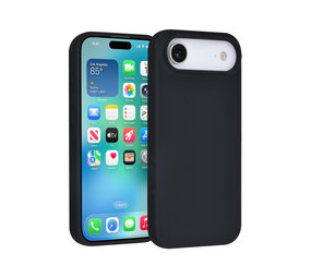 TUNIQ TUNIQ iPhone 17 Air Back-Cover hul - Full Silicone - Schwarz TUNIQ TUNIQ iPhone 17 Air Back-Cover hul - Full Silicone - Schwarz